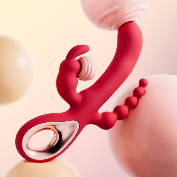 Rabbit Triple-Vibration Wand | Rear Massage & Insertion Vibrator for Women - Image 3