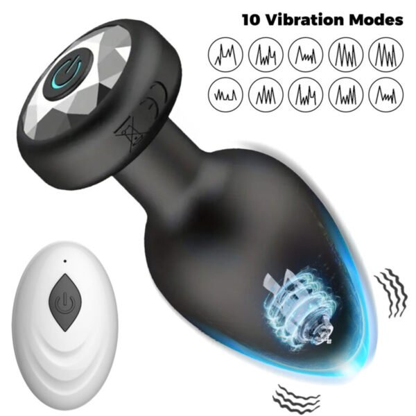 Wireless Remote Control Anal Plug | Unisex Butt Plug for Men & Women - Image 2