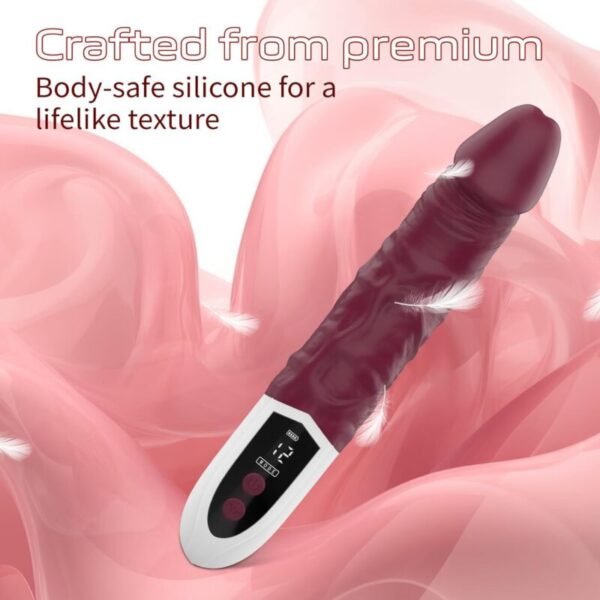 10-Speed Vibrating Realistic Dildo | Digital Display Couple’s Intimacy Toy
