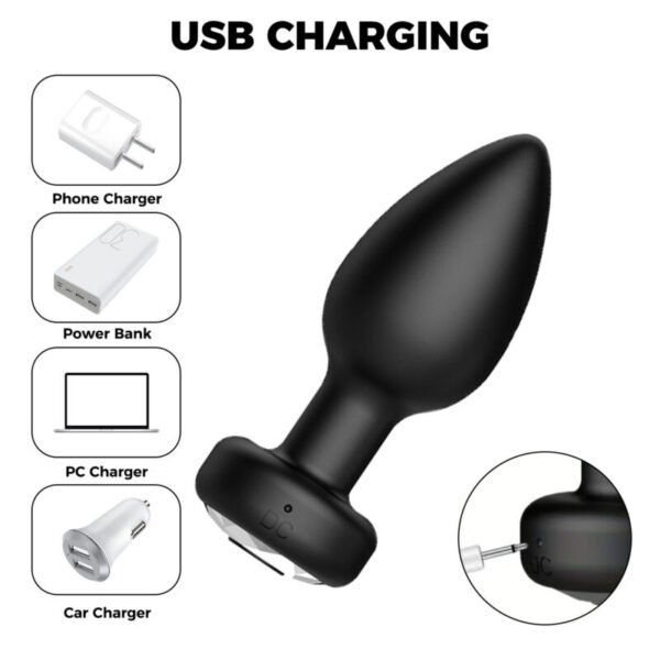 Wireless Remote Control Anal Plug | Unisex Butt Plug for Men & Women - Image 3