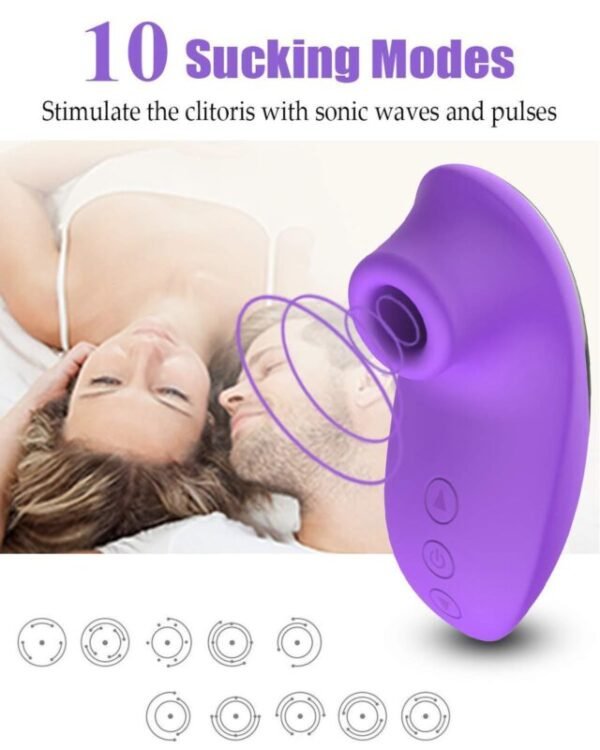 Suction & Vibration Egg Massager for Women | Intimate Pleasure Toy - Image 3