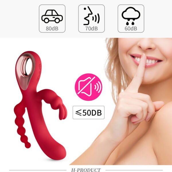 Rabbit Triple-Vibration Wand | Rear Massage & Insertion Vibrator for Women - Image 5