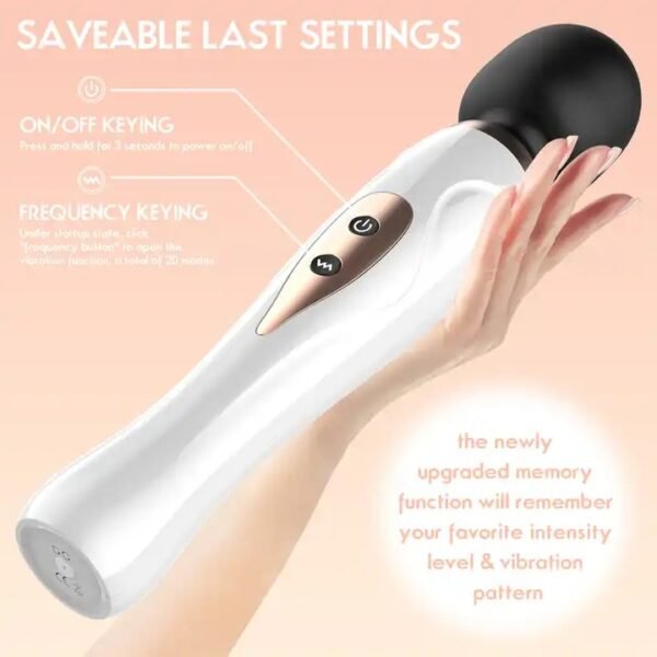 10-Speed Powerful AV Wand Vibrator | Large Massager for Men and Women - Image 5
