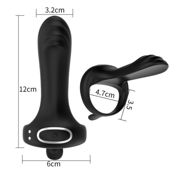 Smart App-Controlled Vibrating Cock Ring | Delay & Couple Intimacy Enhancer - Image 3