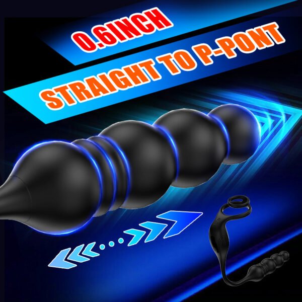 Wireless Prostate Massager | Vibrating Anal Plug with Stretch & Remote Control - Image 4