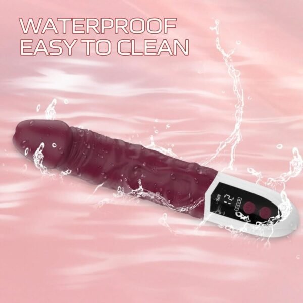 10-Speed Vibrating Realistic Dildo | Digital Display Couple’s Intimacy Toy - Image 5
