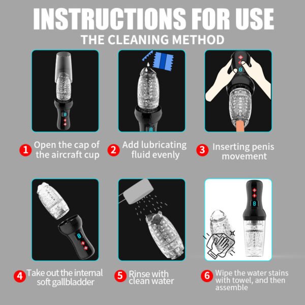Automatic rotating retractable electric Tenga cup - Image 7