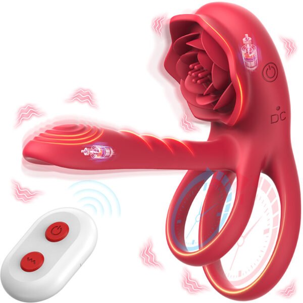 Wireless Dual Vibrating Cock Ring | Couple's Intimacy Enhancer - Image 4