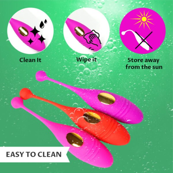 Wireless Remote Control Vibrating Egg for Women | USB Rechargeable Silicone Waterproof Toy - Image 2