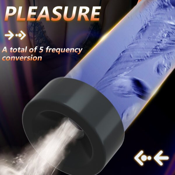 LCD Electric Penis Pump | Male Enhancement Hydro Therapy Masturbator - Image 3