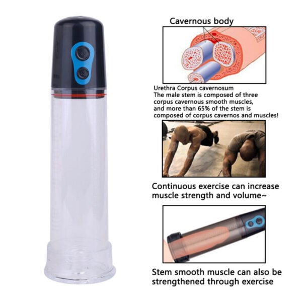 Vacuum Pump Male Stamina Trainer | Desensitizing Masturbator Cup - Image 4