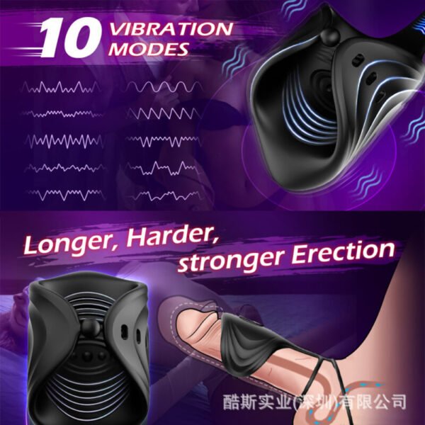 Dual Ring Vibrating Penis Trainer | App-Controlled Delay & Stamina Enhancer