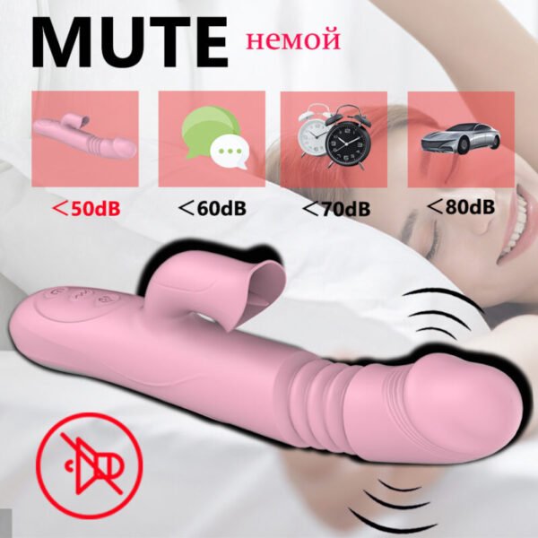 Heating Vibrating AV Wand | Women's Licking, Thrusting, and Multi-Speed Massager - Image 2