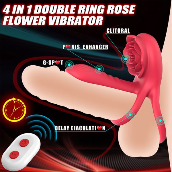 Wireless Dual Vibrating Cock Ring | Couple's Intimacy Enhancer
