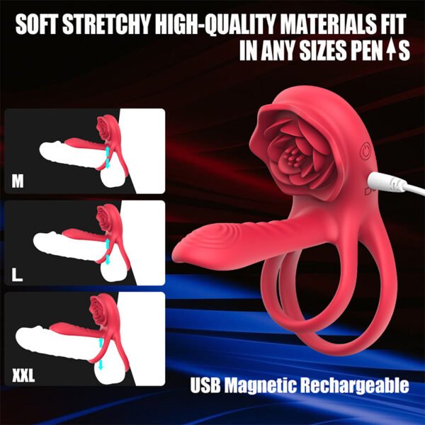 Wireless Dual Vibrating Cock Ring | Couple's Intimacy Enhancer - Image 3