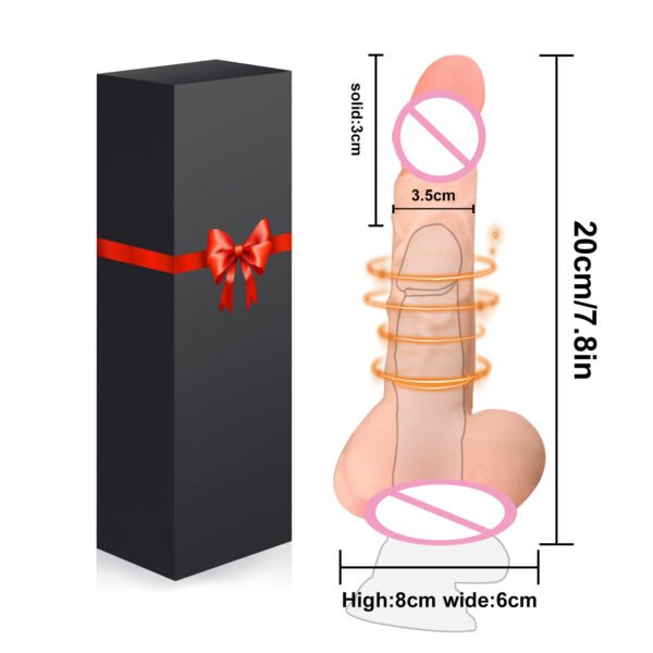 Dual-Head Hollow Dildo for Men & Women | Realistic Molding Fleshlight with Vacuum Suction - Image 7