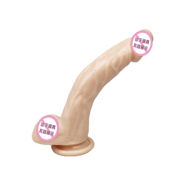 Transparent Crystal Bendable Dildo for Women | Soft Gel Extended Fake Penis & Anal Plug