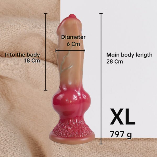Realistic Dog Dildo | Large Silicone Canine Fantasy Toy for Adults - Image 7