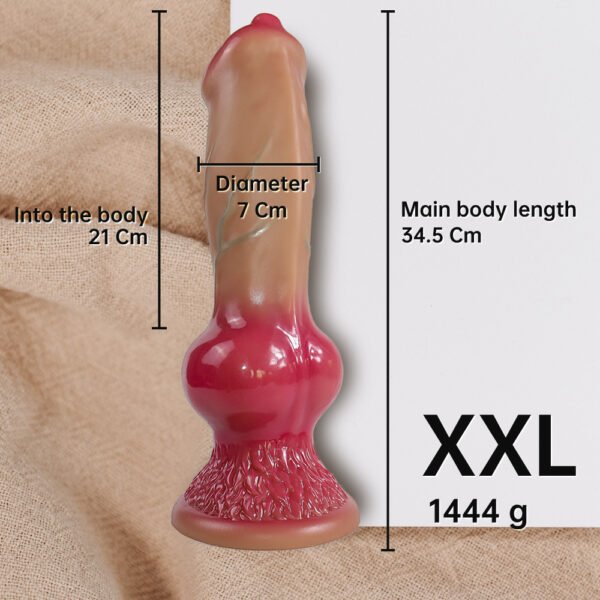 Realistic Dog Dildo | Large Silicone Canine Fantasy Toy for Adults - Image 8