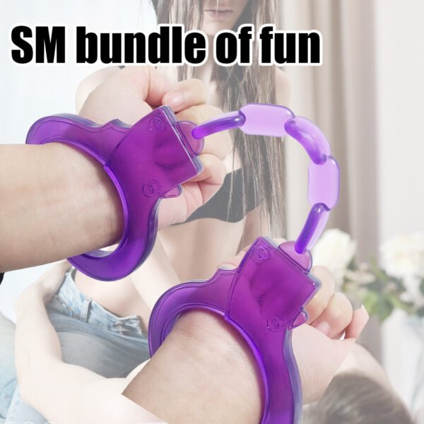Soft Silicone Bondage Restraint Set | Adjustable Hand & Ankle Cuffs for SM Play - Image 4