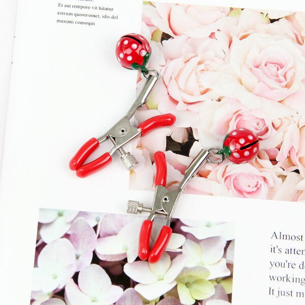 Adjustable Bell Nipple Clamps | BDSM Sensory Play Accessories for Couples - Image 2