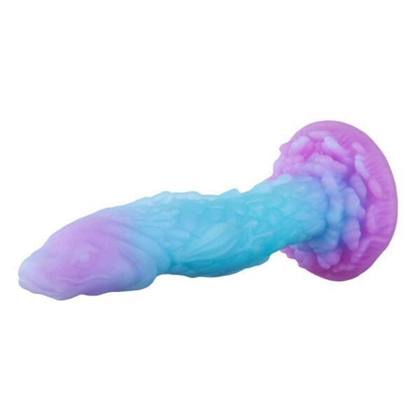 Glow-in-the-Dark Fantasy Dildo | Soft Silicone Alien-Inspired Pleasure Toy - Image 2