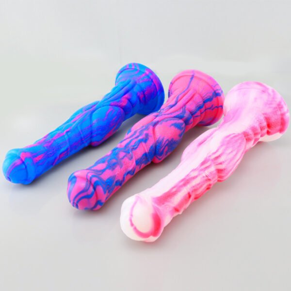 Extra-Large Animal Horse Dildo | Fantasy Realistic Mixed-Color Dong for Women - Image 3