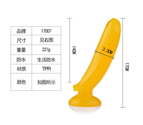 Realistic Vegetable Dildo | Suction Cup Banana, Cucumber, Corn Anal Plug for Women - Image 4