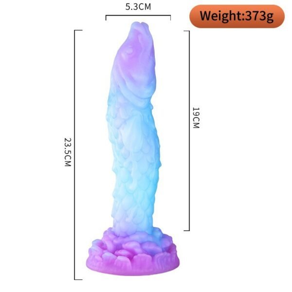 Glow-in-the-Dark Fantasy Dildo | Soft Silicone Alien-Inspired Pleasure Toy