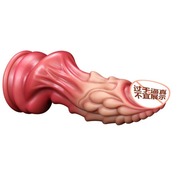 Glow-in-the-Dark Alien Dildo | Large Silicone Fantasy Toy with Strong Suction Cup - Image 6