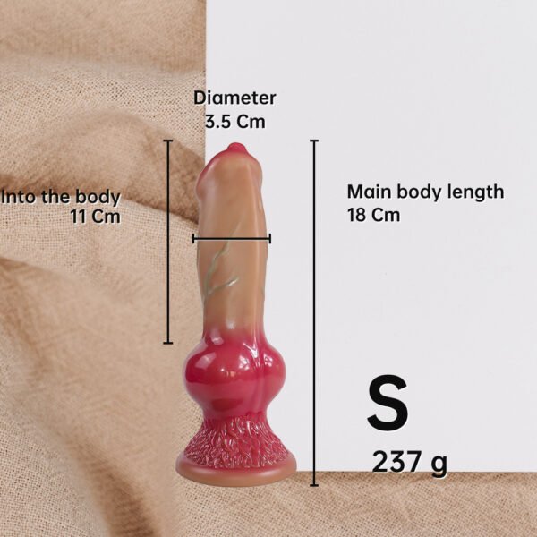Realistic Dog Dildo | Large Silicone Canine Fantasy Toy for Adults - Image 4