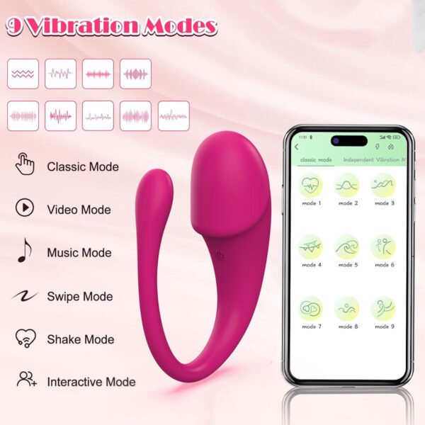 Wearable Remote-Controlled Vibrator | Silent APP-Controlled Wireless Adult Toy - Image 3