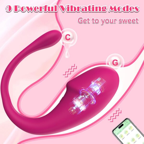 Wearable Remote-Controlled Vibrator | Silent APP-Controlled Wireless Adult Toy
